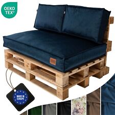 Palettenkissen, Sitzkissen, VELVET, Europalette, Gartensofa, Granulat