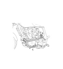 MOTORSCHUTZBÜGEL CHROM FÜR SUZUKI GSX 1200 2000 GSF 1200 2001 SA0741