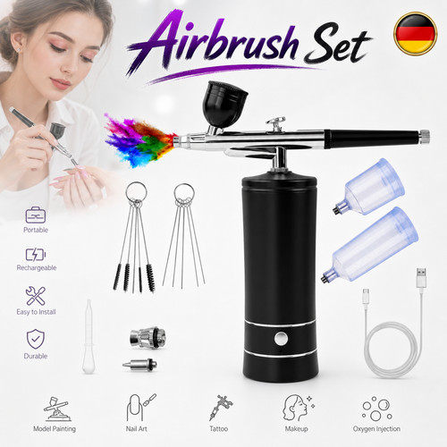 Airbrush set spritzpistole mit - spritzpistole,
