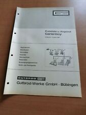Gutbrod Gartenboy auch Anbaugeräte Anbauteile Preise Daten Beschreibung 1968 