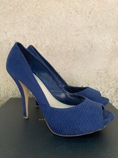 ZARA Pumps königsblau High