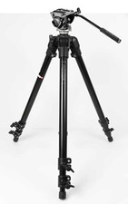 Manfrotto  Profi-Stativ 144B mit Foto- und Videoneiger
