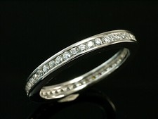 925 Silber Ring mit weißen