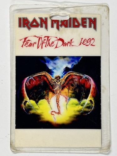 Iron maiden ticket pass bruce - maiden,
