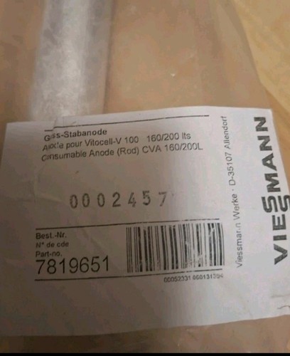 Anode viessmann 7819651 - anode,
