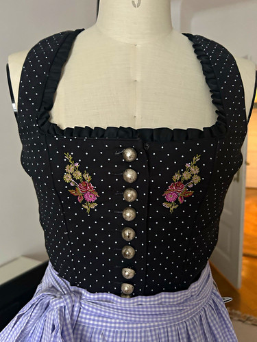 Damen dirndl lang schwarz - dirndl,