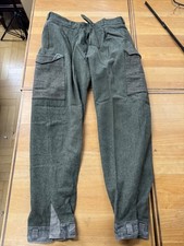 Schwedische Armee Feldhose grau 1955 Größe 108 Uniform Wollhose Filzhose Jagd