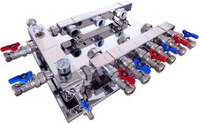 Edelstahl Hydraulische Weiche Nordic Tec Isolierung Manometer Thermometer 130mm