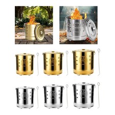 Brenntonne mit Deckel und