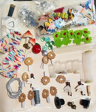 Streudeko und Bastelutensilien - Konvolut