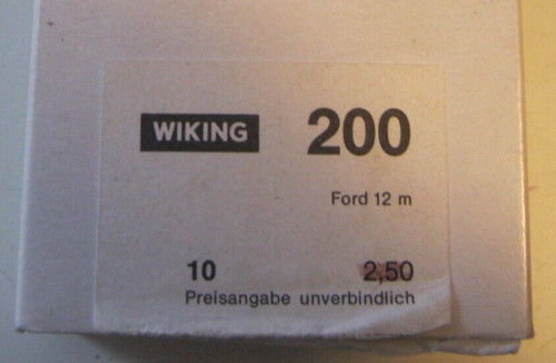 Wiking ford taunus 12 - wiking,