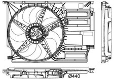 MAHLE Lüfter Motorkühlung