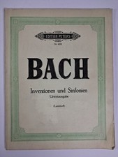 Noten: Bach - Inventionen und