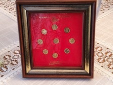 Gerahmte Münzen aus San Marino  Münzset Souvenir  ,