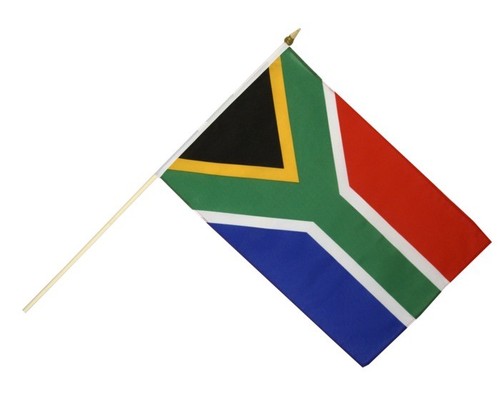 Südafrika stockflagge flaggen - südafrika,