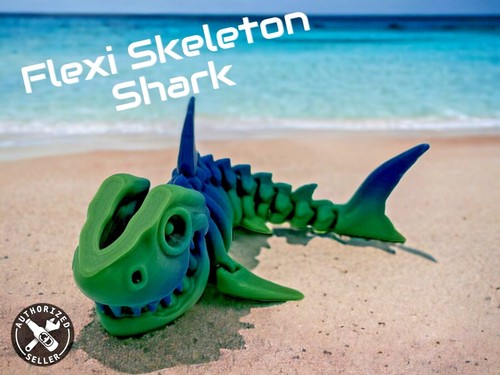 Awesome flexi skeleton shark - flexi,