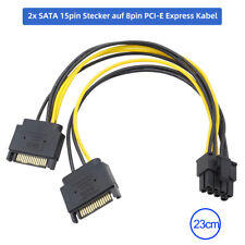 2x SATA 15Pin zu 8Pin (6+2)