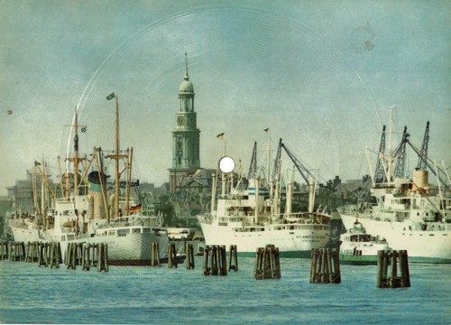 Tonpostkarte hamburg petite - -, hamburg,