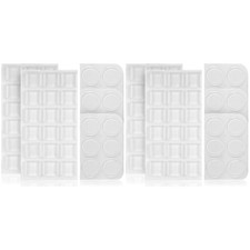  108 PCs Schranktür Stoßstangen klare Möbel Stoßstangen Klebstoffpads für