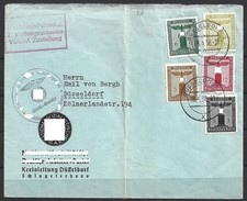 NS Kreisleitung Düsseldorf DR Brief Partei Stempel Zeitdokument (107)
