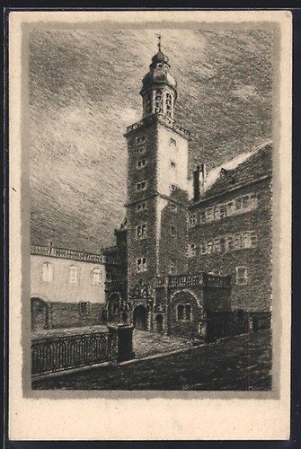 Ansichtskarte darmstadt - ansichtskarte,