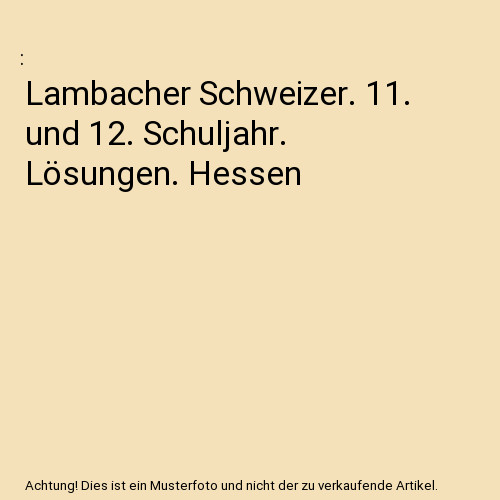 Lambacher schweizer und - lambacher,