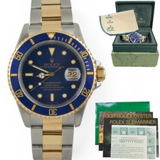 1991 Rolex Submariner 18k Gold