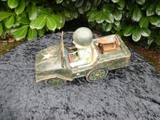 Altes Blechauto Jeep Militär U.S. Army mit Batterieantrieb