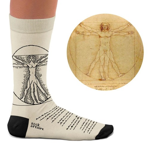 Art socks leonardo da vinci - art,