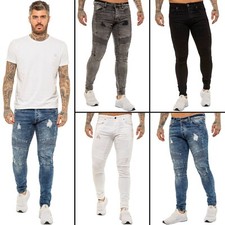 Enzo Herren Biker Jeans Slim