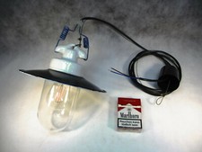 Emailleschirm Hängelampe Art Deco Fabriklampe Industrielampe Alte Werkstattlampe