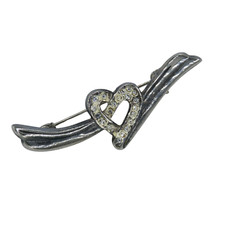 Vintage Herz Brosche mit