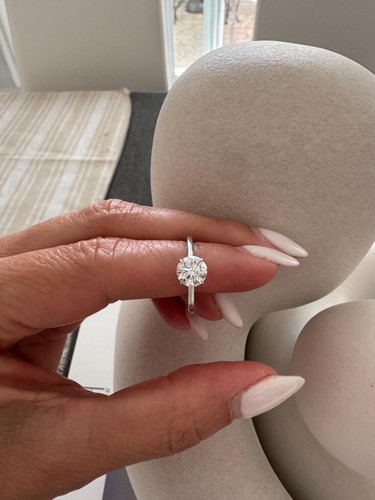 Runder diamantring ct - runder,