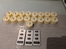 Lumida 17 Led Teelichter mit Timer und Fernbedienung 