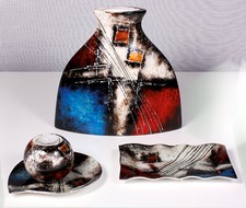 Teller Glas Deko Schale Kassiopeia 19 cm rund (S550002) Glasschale Dekoschale