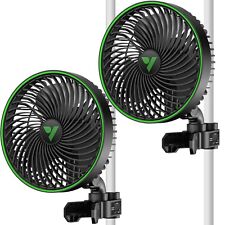 VIVOSUN AeroWave E6 Gen2 Clip-Ventilator,EC-Motor,10 Geschwindigkeiten,2er-Pack