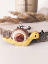 Holz Schnecken Anhänger | Holz Anhänger | Holz Tieranhänger | Schlüsselanhänger
