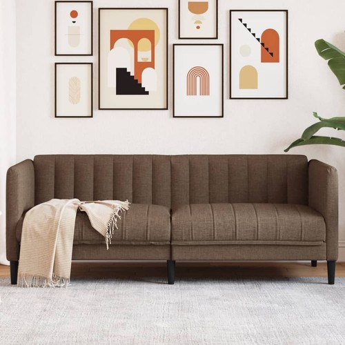 Sitzer sofa braun - 2-sitzer, kunstleder