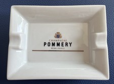Porzellan Aschenbecher POMMERY Apilco Reims - France, 11,8 x 8,8 x 2 cm 