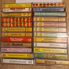 23X Kinder Hörspielkassetten. Konvolut  