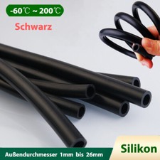 Schwarz Silikonschlauch Rohr