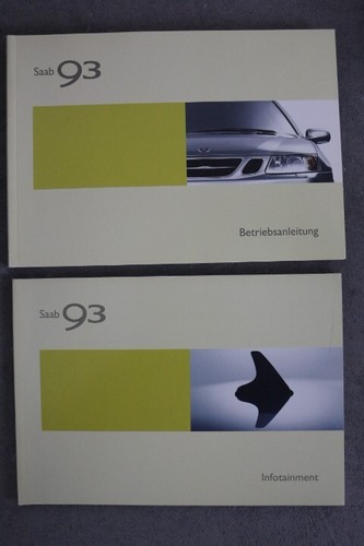Saab betriebsanleitung - 93,
