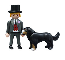 Playmobil Figur Mann in Anzug Zylinder Hut Mode schick elegant Hund Nr. 20794