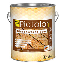 Pictolor® Bienenwachslasur 2,5 Liter      Farblos(18,42 €/Liter)