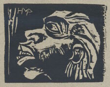 H. Max Pechstein - Maske - Holzschnitt 1918