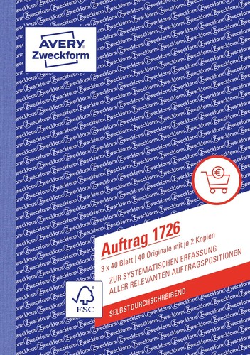 Avery zweckform formularbuch - avery,