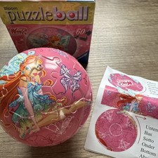 RARE 2008 WINX CLUB PUZZLEBALL 60  Teile „BLOOM“ RAVENSBURGER Top Zustand 
