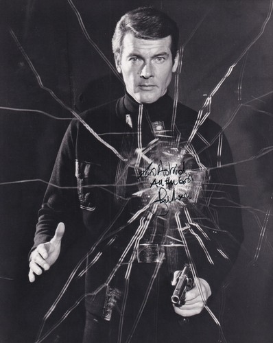 Roger moore originalautogramm - roger,