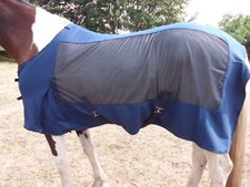 Fleece / FLIEGENDECKE,Transportdecke ,blau, 125,135,145 und 155 cm