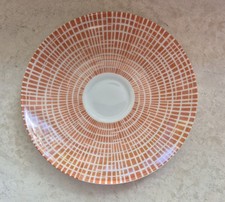 Untertasse Arzberg Form 2000 Bastdekor rot 14,9 cm Durchmesser